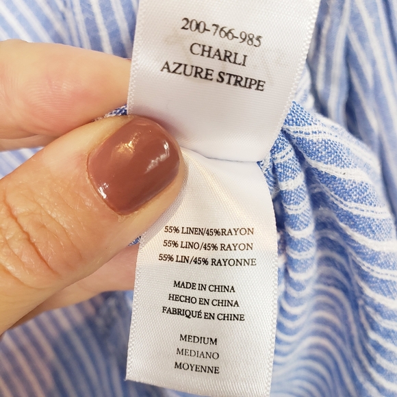 Rails Charlie azure stripe shirt - Picture 6 of 6